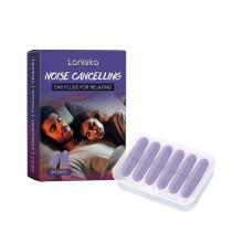 Premium Portable Sleep Earplugs - Comfortable Soft PET Material for Long-Term Wear, Noise-Canceling & Compact Design for Travel, Sleep & Work, 6 Pack