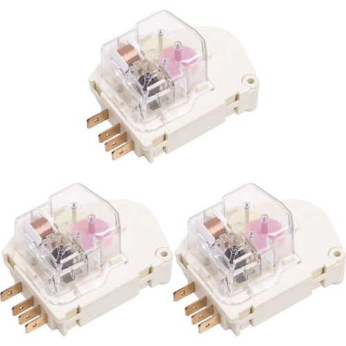 3X 215846602 Refrigerator Defrost Timer Replacement Part Exact Fit for  &  Refrigerators