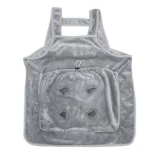 Cat Clothes Cat Cuddle Artifact Anti-Stick Fur Apron Outdoor Cat Bib Pet Clothes Anti-Fur Cat Supplies with Holes