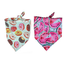 Unique Style Paw Dog Handkerchief, 2 Washable Square Dog Scarves, Suitable for Small, Medium And Large Dogs