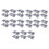 30 PCS Condiment Container with Lid, Disposable Double Compartment Plastic Container for Sauce Snack 1