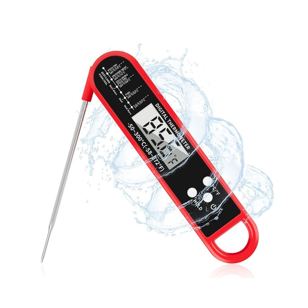 Digital Meat Thermometer for Cooking Kitchen Food Instant Thermometer with Backlight for BBQ Grill Smoker Thermometer