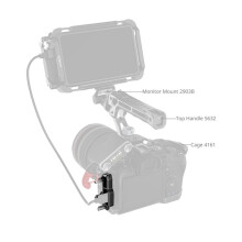 Cable Clamp for   R6 Mark III R5 Mark II with Half Cage Cage Camera Rig Anti-Loose Secure Connector Protector