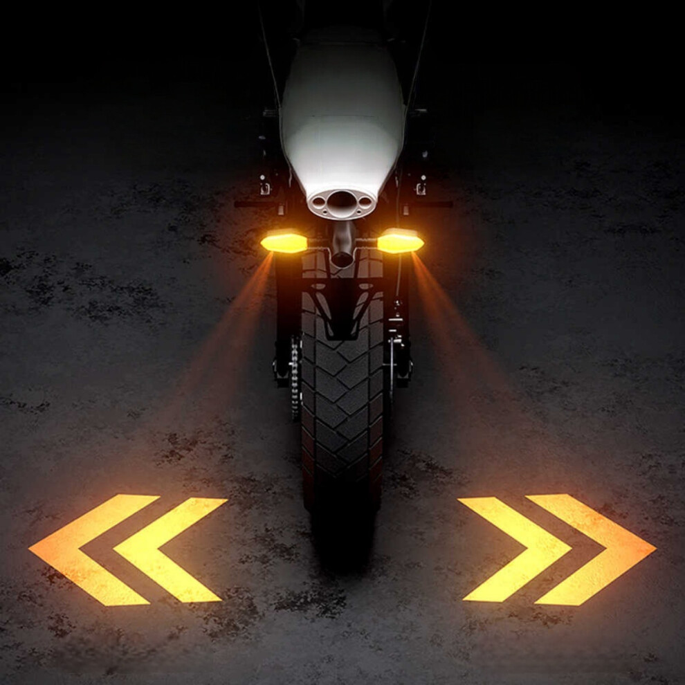 Led Sequential Turn Signal Lights For Motorcycle & Scooter - Ultra Bright 12V Direction Indicators With Dynamic Flow Projection 9050643131433