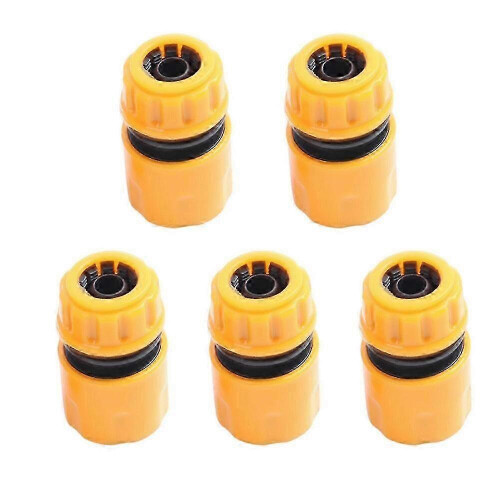5Pcs Hose Adapter Pipe Connector Fitting ABS 3/4in Quick Connection Set Kit for Garden