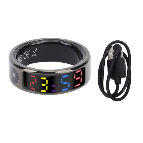 Touch-Smart-Ring 16 mAh 21 mm schwarzes Display 2
