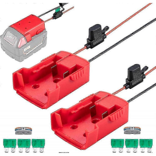 Power Wheels Adaptor Compatible with Milwaukee M18 (2 Pack)