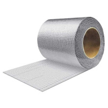 Waterproof Aluminum foil Coated Adhesive Butyl Tape. Used for Outdoor Repair. roof Repair. Gutter Repair. Window Sealing. Water Pipe Leakage. (4in x