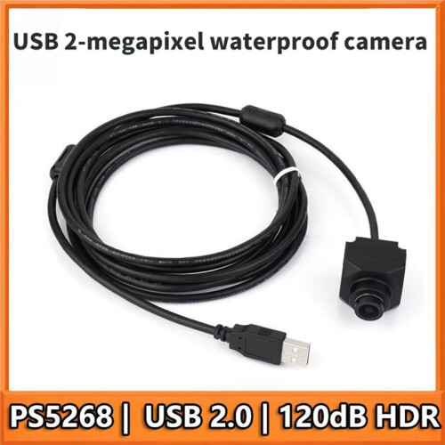 USB Waterproof Camera 2MP PS5268 120dB HDR USB 2.0 Plug &  Industrial Camera Module 2