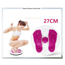 (Green) Twist Body Waist Plate Torsion Board Aerobic Foot Massage Disc Balance Exercise Fitness Twister