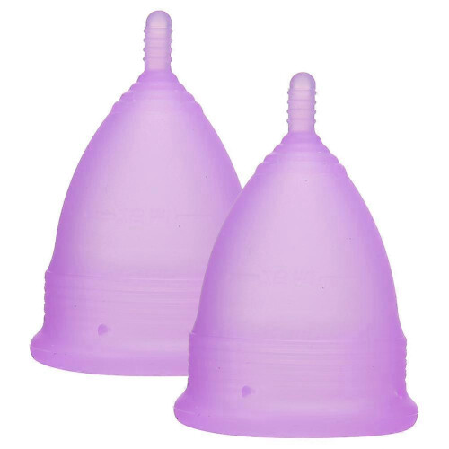 Menstrual Original Authentic Cups Set Reusable Silicone Menstrual Cup with Bag BoxS