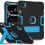Contrast Color Silicone Acrylic PC Tablet Case with Holder 1