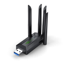 1200Mbps WiFi USB-adapter Dual Band 2.4G+5Ghz Wi-Fi-dongle met 4 antennes 802.11AC USB3.0 snelle draadloze netwerkkaart wifi-ontvanger v