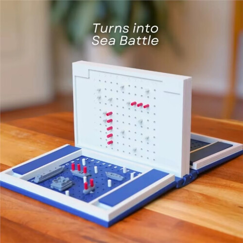 Naval Battle Board Game Interactive Battle Foldable Board Safety Material Educational Toys 2