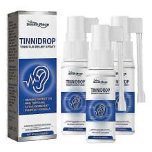3Pcs 60ml Tinnitus Relief Spray Clean Ear Canal Blockage Improve Listening Tinnitus Deafness Sore Relief Ear Cleaning Liquid