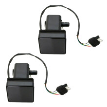 2X Luce del Freno Un 15 LED Della Lente Affumicata del Ricevitore del Rimorchio del Gancio di Traino da 2 Pollici