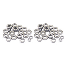 28 Pièces Roulement à Billes en Acier en Métal 8109 pour ZD Racing -07 DBX07 EX-07 EX07 1/7 Accessoires