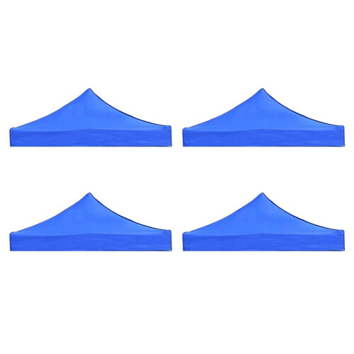 4pcs 2X2M Canopy Top Cover Replacement Four-Corner Tent Cloth Foldable Rainproof Patio Pavilion Replacement