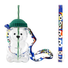 (7) The new 2025 Teed Bear straw cup is an adorable bear-shaped glass with a lid and straw, perfect for iced coffee, milk tea, and cocktails.