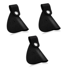 (Black) 3pack Breathable Sports Nose Covers Sun Protective Face Eyewears Shield Sun Block Eyewears Accessories