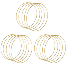 15 Pack 14 Zoll Große Metall Floral Hoop Kranz Makramee Gold Hoop Ringe für DIY Kranz Dekor