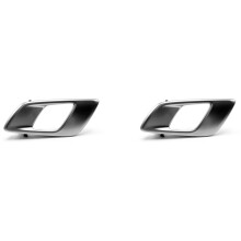 2X Sinistra Auto Porta Interna Maniglia Interna per Ranger 2012-2021 Everest 2015-2021 Grigio Argento