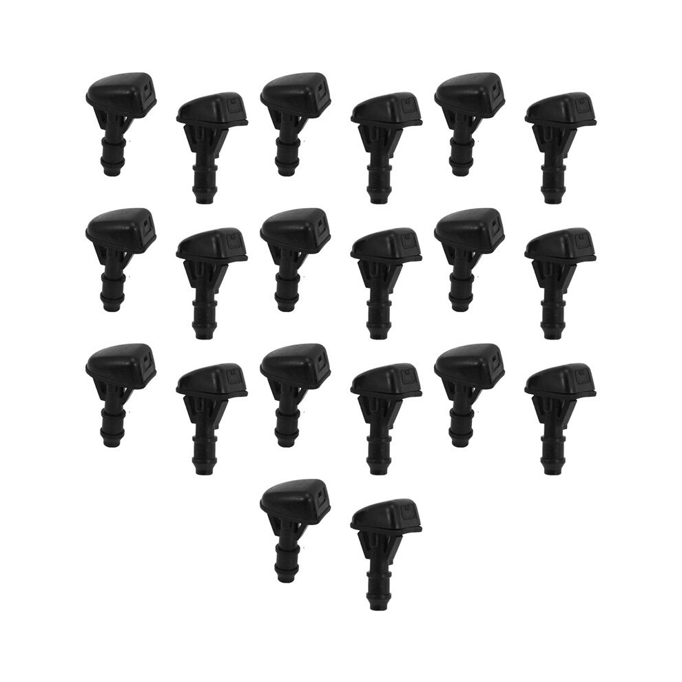 20Pcs Car Wiper Front Windshield Wiper Washer Jet Nozzle For Escape 2008-2012 8L8z-17603-Aa Black 4711127613511