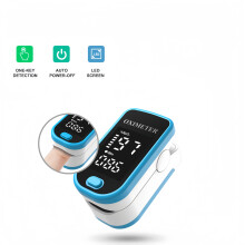 Oxímetro de pulso de dedo LED profesional: monitor preciso de oxígeno en sangre (SpO2) y frecuencia cardíaca para el cuidado de la salud