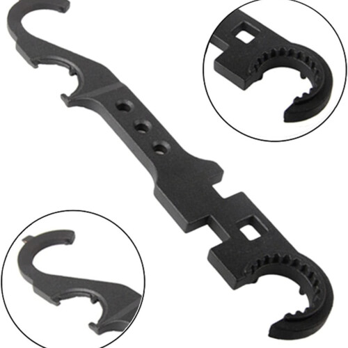 Llave multiusos AR 15 / M4 para armeros de acero, llave combinada de alta resistencia