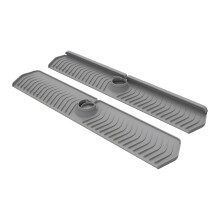 76 Piece Elongated Kitchen Sink Water Catcher Grip-Grey