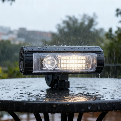 1set Bicycle Light USB Rechargeable Bike Front Headlight Waterproof Lamp with Digital Display Light Cycling Flashlight 2