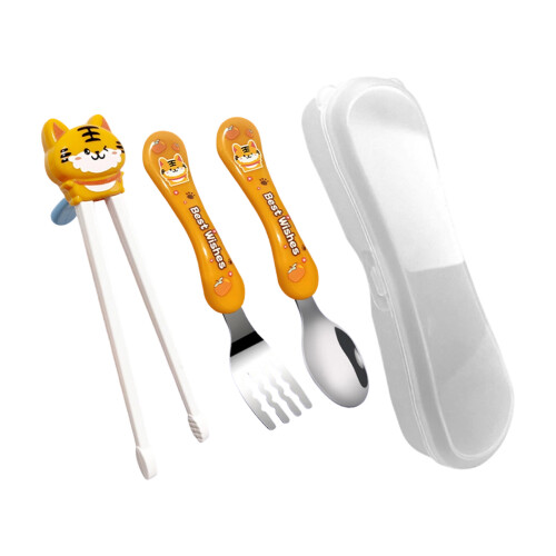 Childrens Training Chopsticks And Utensils Set With Fork-6