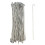 100 Peças de Abraçadeiras de Cerca de Arame de 25 cm (10 Polegadas) para Serviço Pesado, com Ganchos para Cerca de Arame e Ripas para Cerca de 2