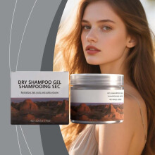 (59g) Volumizing Dry Shampoo Gel Natural Fluffy Hair Lightweight Non-Greasy Shiny Hair Men Women 5oz