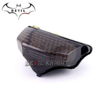 Συμβατό με Yamaha FZ600 FZ6 Fazer 2004 2005 2006 2007 2008 2009 Μοτοσικλέτα με LED πίσω φώτα, φρένο με