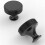 20 Pack Matte Black Knurled Cabinet Knobs Round Kitchen Cabinet Pulls for Drawer Dresser, Cupboard and Wardrobe 4