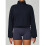 Felpa con Mezza Zip da Donna, Autunno e Inverno, Pullover Caldo, Casual e Antivento Blu Scuro M 2