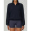 Felpa con Mezza Zip da Donna, Autunno e Inverno, Pullover Caldo, Casual e Antivento Blu Scuro M 3