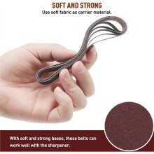 45 PCS 1/2" X 12" Knife Sharpener Sanding Belts for Work  Knife & Tool Sharpener (WSKTS, WSKTS-KT, Mk.1 & Mk.2)