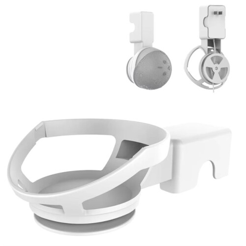 Speaker Wall Mount for Alexa Echo Dot 5  Speakers Hide Messy Wires Support Holder Space-Saving Cooling Base 2