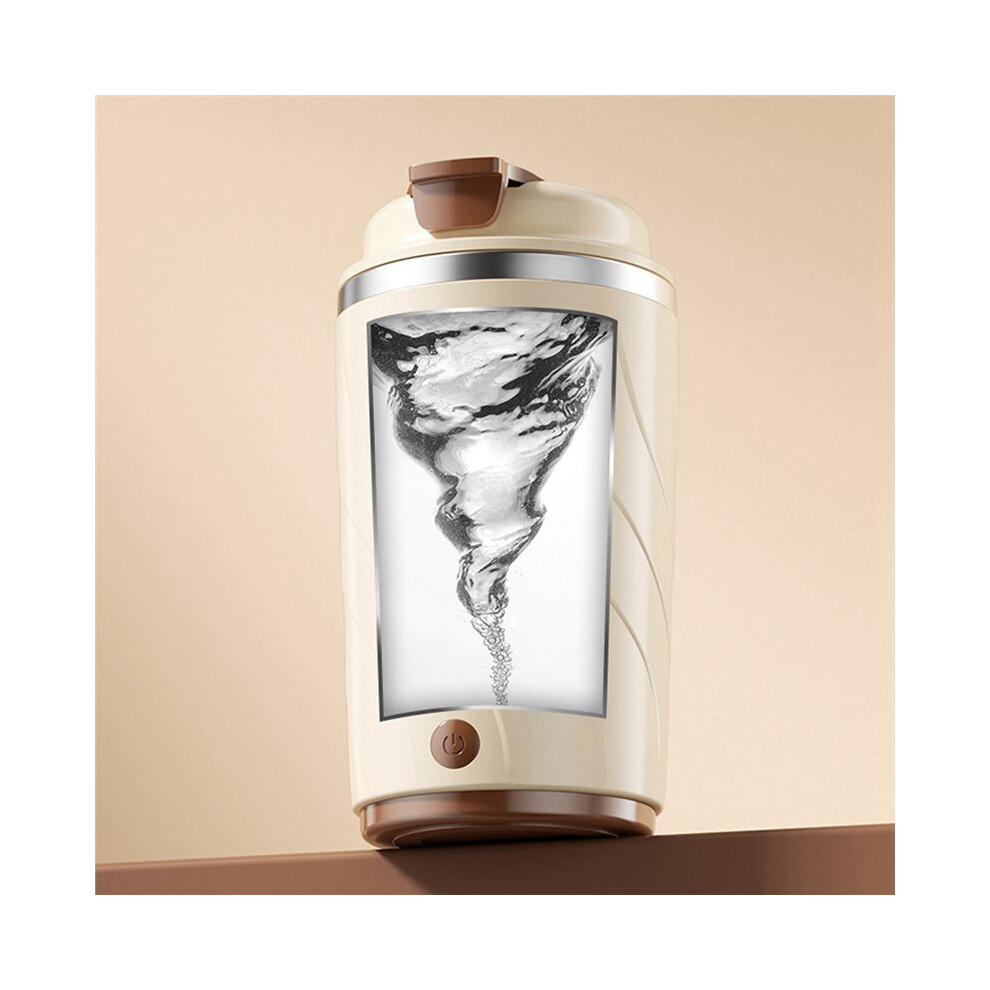 Electric Mixing Mug Auto Stirring Coffee Mug With Temperature Display Travel Cup For Protein Shakes Office Home Campin 4712720914555
