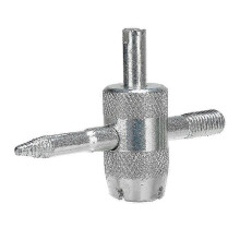 Valve Core Remover Tool 4 In 1 Tire Valve Stem Removal Tool Tire Stem Core Remover for Car, Motorcycle, Bicycle