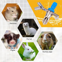 Kit per Abbeveratoio A Tettarella per Conigli con Sistema di Irrigazione Automatico, 12 Abbeveratoi, Tubo da 23 Piedi e Strumenti di Installazione