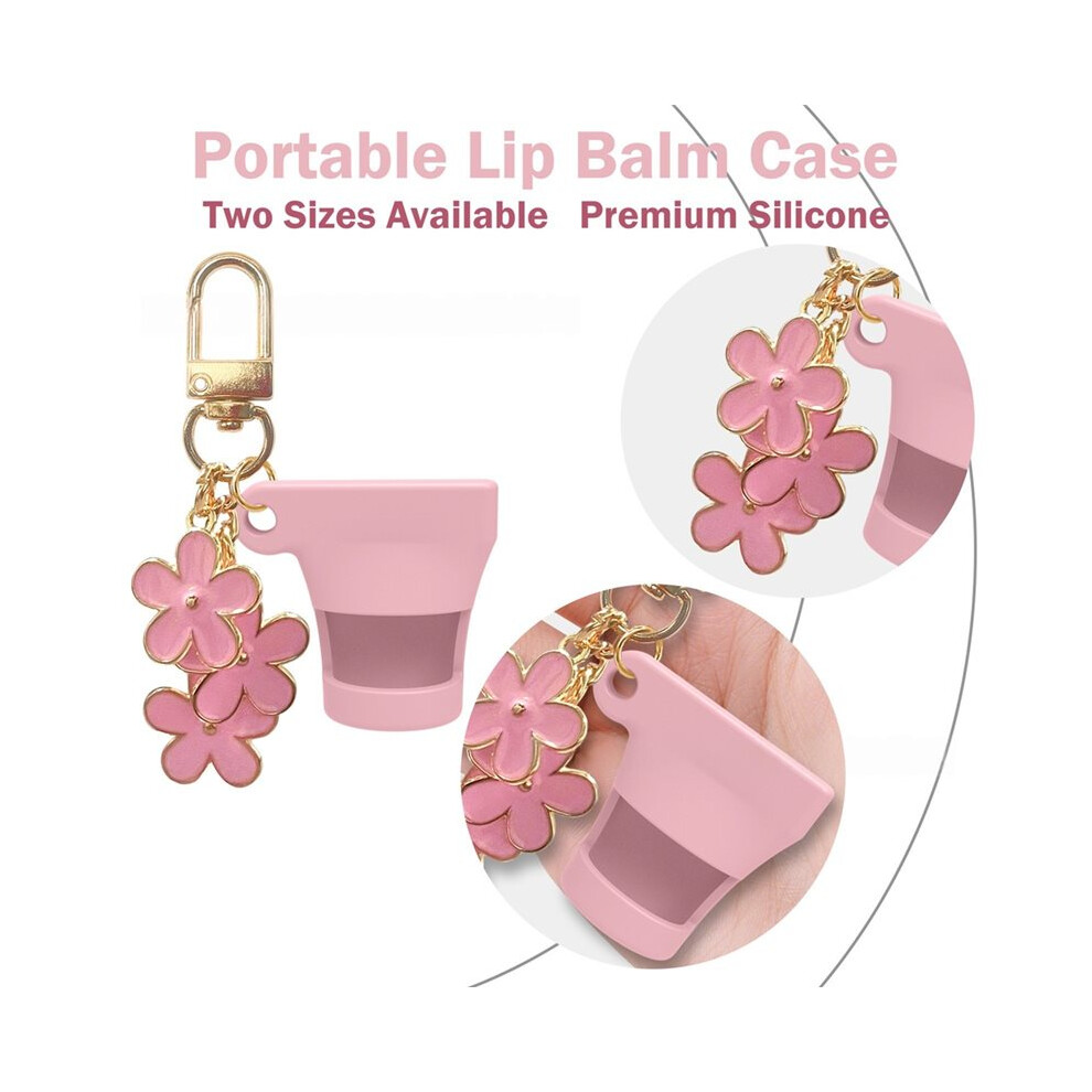 Portable Lip Gloss Keychain Cap Cosmetic Cover Hanging Holder Decoration Pendant for Keys  the, Keychain for Lipgloss