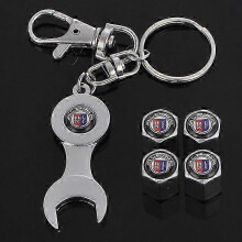 (Silver 6) Car Tire Valve Cap Tyre Air Stems Caps Auto Dustproof Cover For BMW M 3 5 X5 ALPINA E0 E46 E60 E70 E90 F20 Modification Styling
