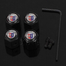 (Black 3) Car Tire Valve Cap Tyre Air Stems Caps Auto Dustproof Cover For BMW M 3 5 X5 ALPINA E0 E46 E60 E70 E90 F20 Modification Styling