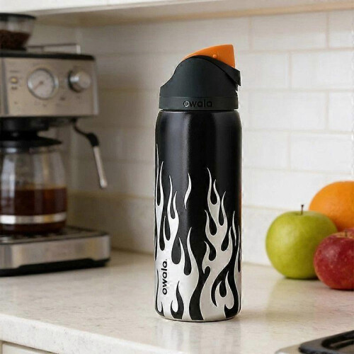 (32oz) Owala Chrome Inferno FreeSip 24oz/32oz Water Bottle Cup Gift