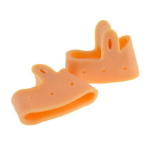 1 Pair Silicone Bunion Stretchy Pads Bunion Corrector Hallux Valgus Toe Separators Relief Kit