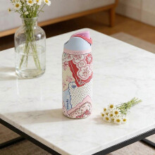 (24oz) Owala "Hankie" 24/32oz FreeSip Bottle Valentines Special Edition Pink Patchwork