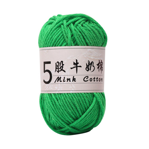 Fio de crochê de algodão tipo leite, macio, 50g 325m 1
